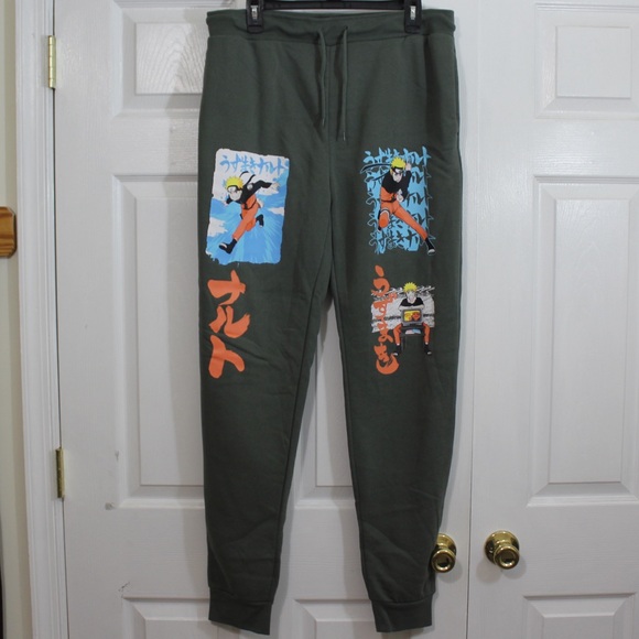Naruto Shippuden Men's Graphic Jogger Pants - Picture 1 of 8